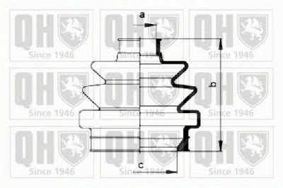 QUINTON HAZELL qjb991 -  Комплект пыльника, приводной вал